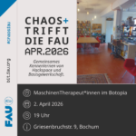Maschinen-Therapeut*innen treffen die FAU im Botopia
